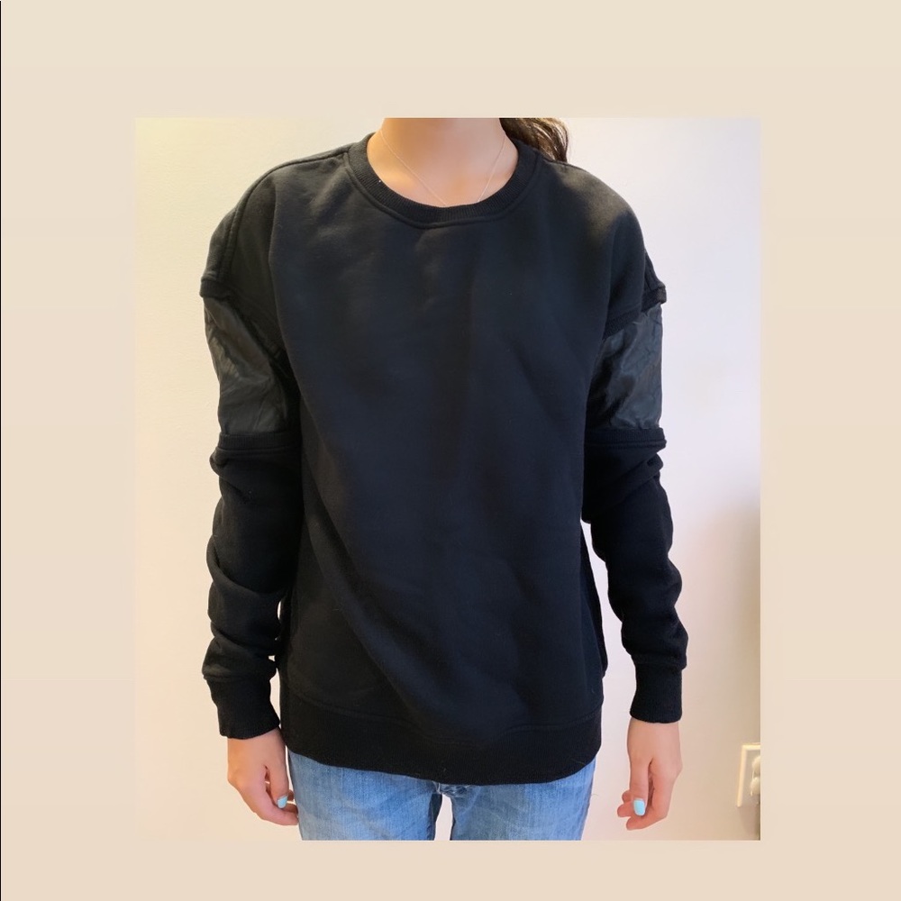 Rag & Bone Sweater with leather insert